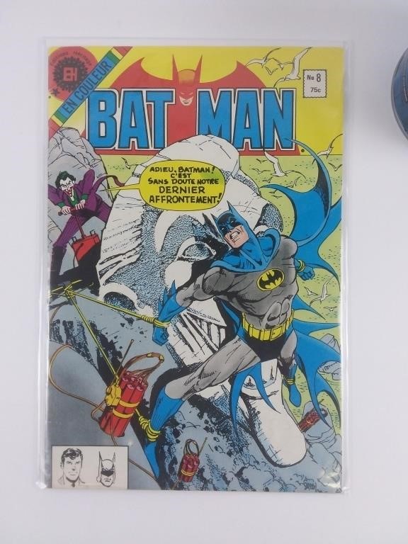 1 comic Batman, 1983 #8, francophone | EQA: Encans Québec / Quebec Auctions