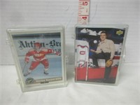 2 CONTAINERS OF MIXED HOCKEY CARDS
