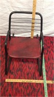 NW) CHILDS ROCKING CHAIR, METAL