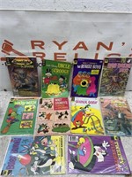 Assorted vintage comic books