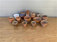 Lot of Small Terracotta Pots