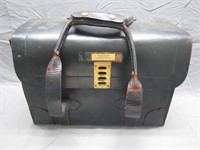 Vintage 50s US Military Leather Briefcase