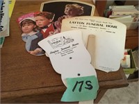 retro Layton funeral home fans
