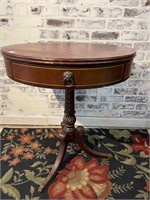 Leather Top Table