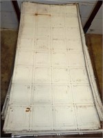 (36) Pieces of Stamped Tin Ceiling Panels