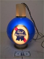 Vintage Pabst Blue Ribbon PBR Beer Lighted