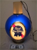 Vintage Pabst Blue Ribbon PBR Beer Lighted