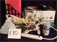LOT OF EXTENSION CORDS & MISC.