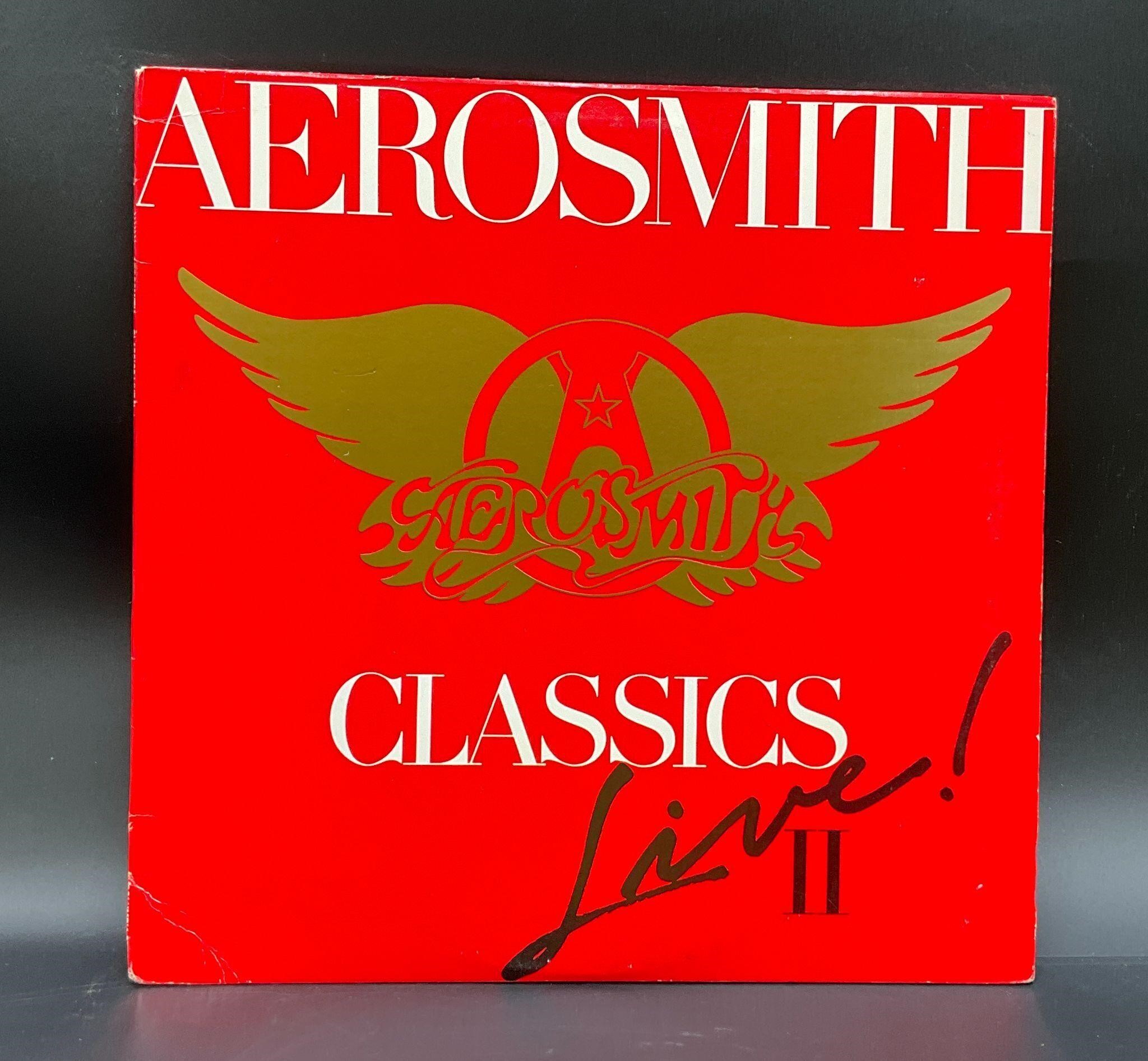 1987 Aerosmith "Classics Live ll" Hard Rock LP