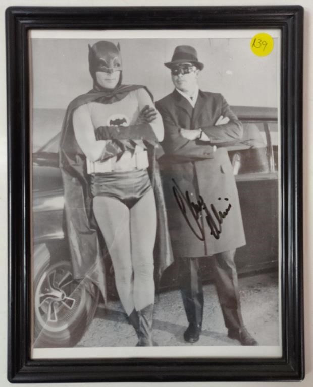 Adam West & Van Williams Print Autographed