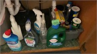 All cleaners under the kitchen sink