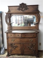 Gorgeous Antique Dresser with Mirror