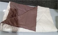 Twin Reversible Comforter - Brown/Tan