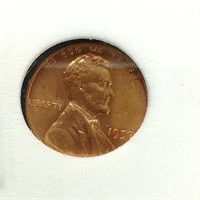 1958 PENNY 1C FULL RED MS69 INB