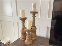 3PC CANDLEHOLDERS