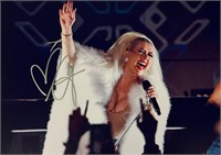 Autograph COA Christina Aguilera Photo