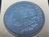 Morgan silver dollar 1921