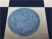 Morgan silver dollar 1921