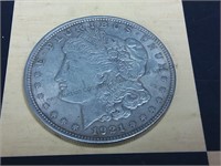 Morgan silver dollar 1921