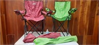 2 bag folding chairs