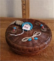 Vintage sewing basket