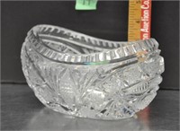 Vintage Pinwheel crystal dish