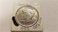 1922 Peace Dollar