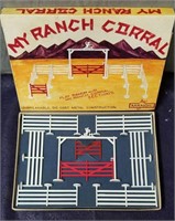 Boxed Manoil My Ranch Corral Prototype Set