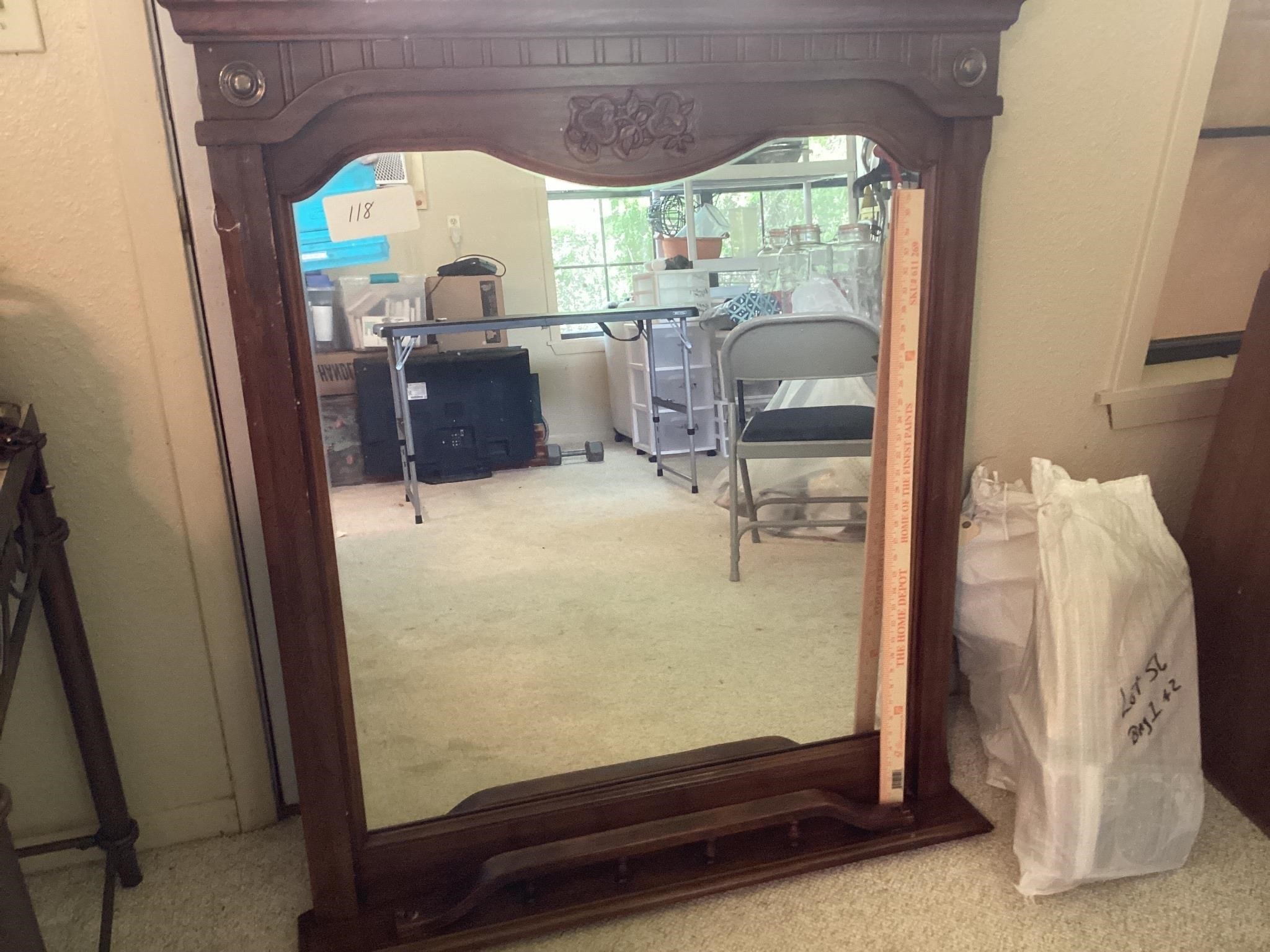 LARGE MIRROR FOR CABINET TOP