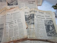 Old Newspapers on Watergrate, NASA & more