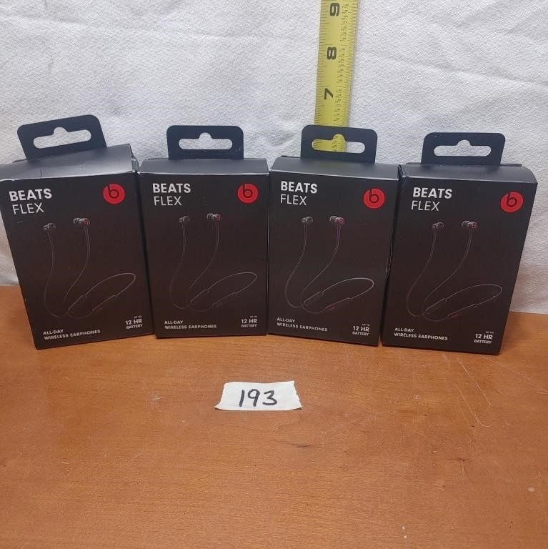 LOT OF 4 BEATS FLEX  NEW IN BOX