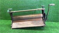 ANTIQUE TIMBER ROLLS HOUSEHOLD MANGLE
