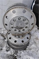 2- Aluminum Truck Rims