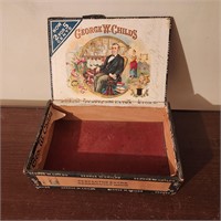 GEORGE W. CHILDS CIGAR BOX