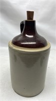 Antique Crock Whiskey Jug