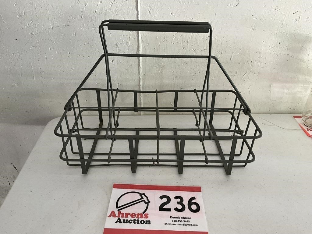 Metal milk basket