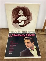 Johnny Cash LP lot