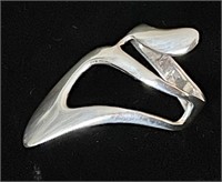Unique sterling silver artisan-crafted ring