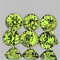 Natural Green Yellow Mali Garnet 6 Pcs {Flawless-V