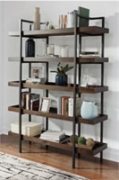 ASHLEY STARMORE 76" INDUSTRIAL BOOKCASE