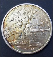 2015 1oz .999  Silver Trivium Shield Coin