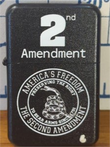 2nd amendment Zippo style lighter