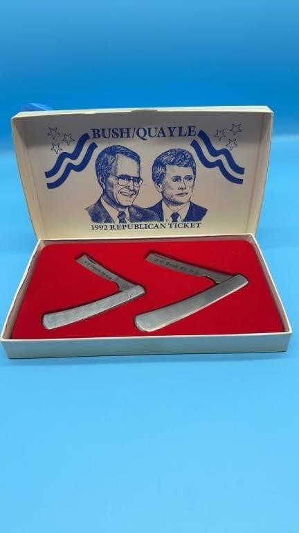 1992 Bush/Quayle Campaign Razor Set