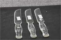 3 Cryst-O-Lite Glass Knives