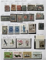 ARGENTINA: Selection of Early & Modern Stamps