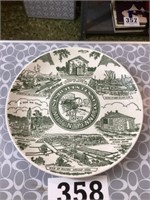 Milton Pa sesquicentennial plate and presidents