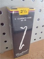 5 Vandoren CR1225 Reeds Clarinett Basse