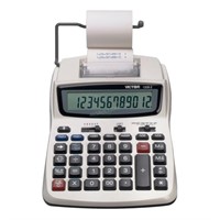 Victor 12 Digit Compact Commercial Calculator NEW