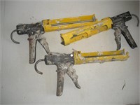 (3) Dripless Caulking Guns