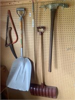 Group of garden tools